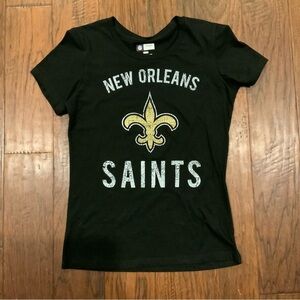 NFL New Orleans Saints Black and Gold Women's Tee